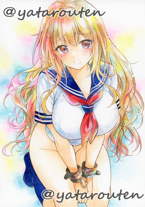 おはようございます☀️
今日から新作🔞漫画の制作にとりかかりたいと思います✨
#手描きイラスト
#アナログイラスト
#オリジナルイラスト 
#水彩イラスト
#水彩 