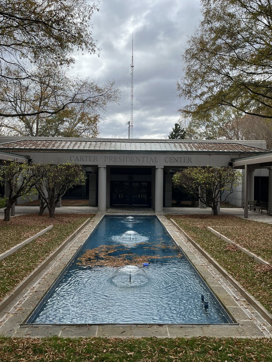 Sad to hear of Rosalynn Carter’s passing. I was luck enough to visit Jimmy Carter’s Presidential Library and Museum this week and was struck by how important she was in his story, and what a strong relationship they had.