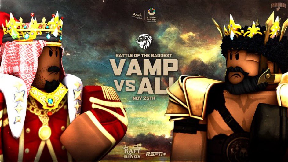 MBonRBXSports's tweet photo. #RiyadhSeason BEGINS NOW. 🇸🇦👑

#VampAli | Live on RSPN+ November 25th | #DrinkPRO🧃| #RiyadhSeason https://t.co/z9PTXMDEEy