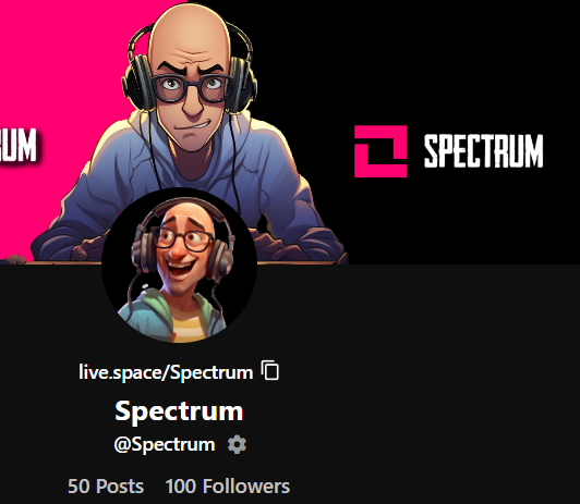 StadiaSpectrum's tweet photo. Hit 100 followers on @StreamLiveSpace today. Thanks for all the support. On to the next 100 followers. https://t.co/QyA61m1JFX