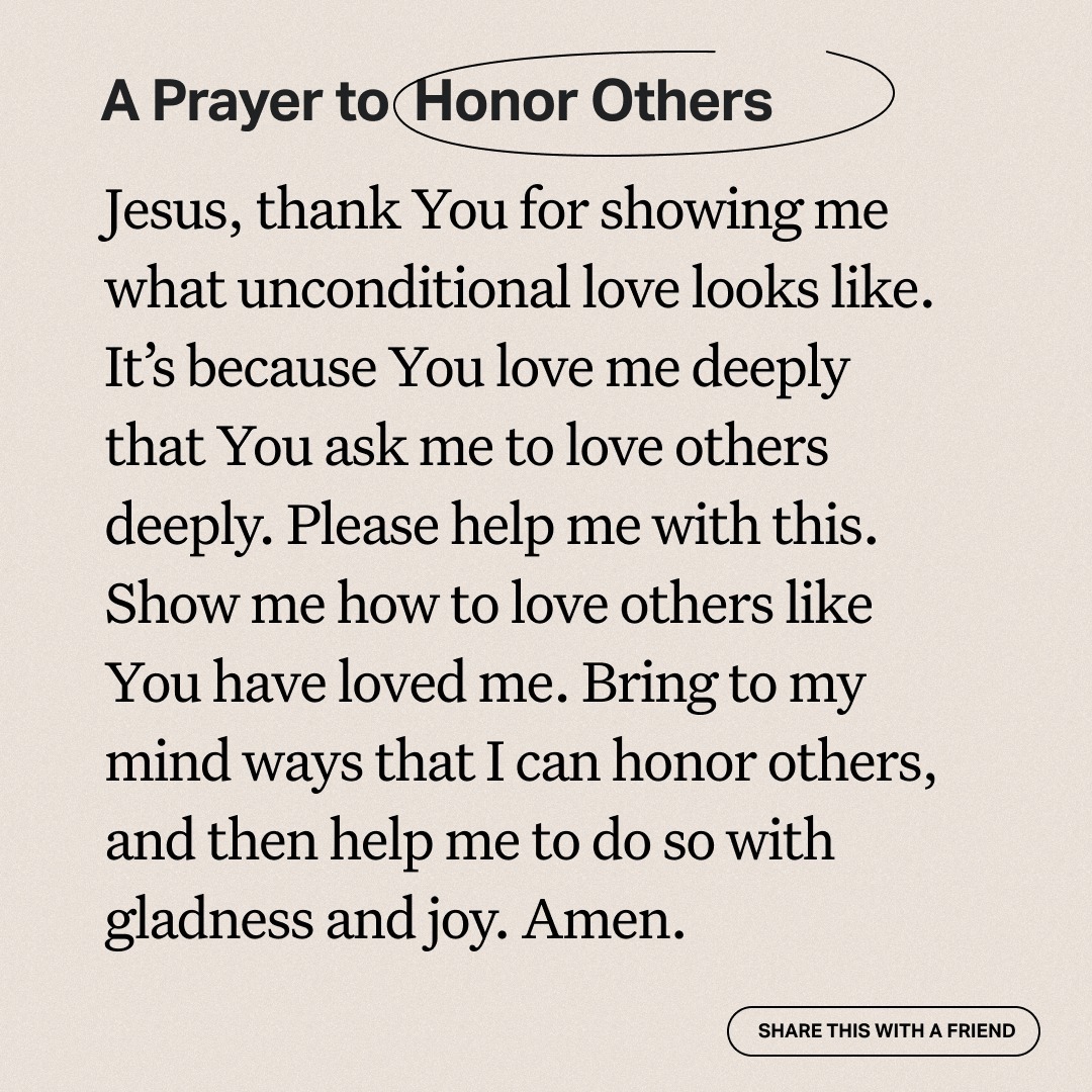 YouVersion's tweet photo. How will you honor those in your life today? https://t.co/65vDoVhX2V