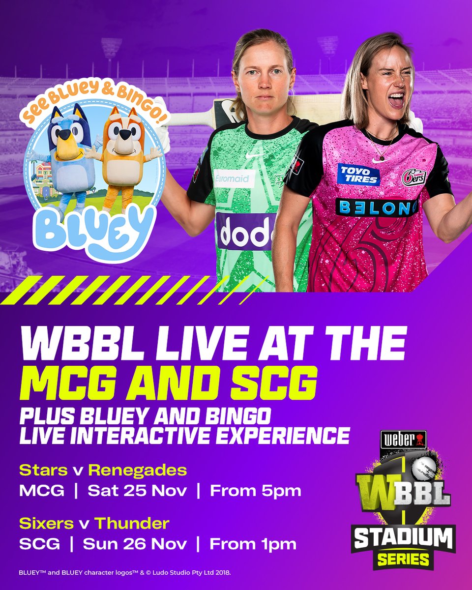 Weber Women's Big Bash League tweet media