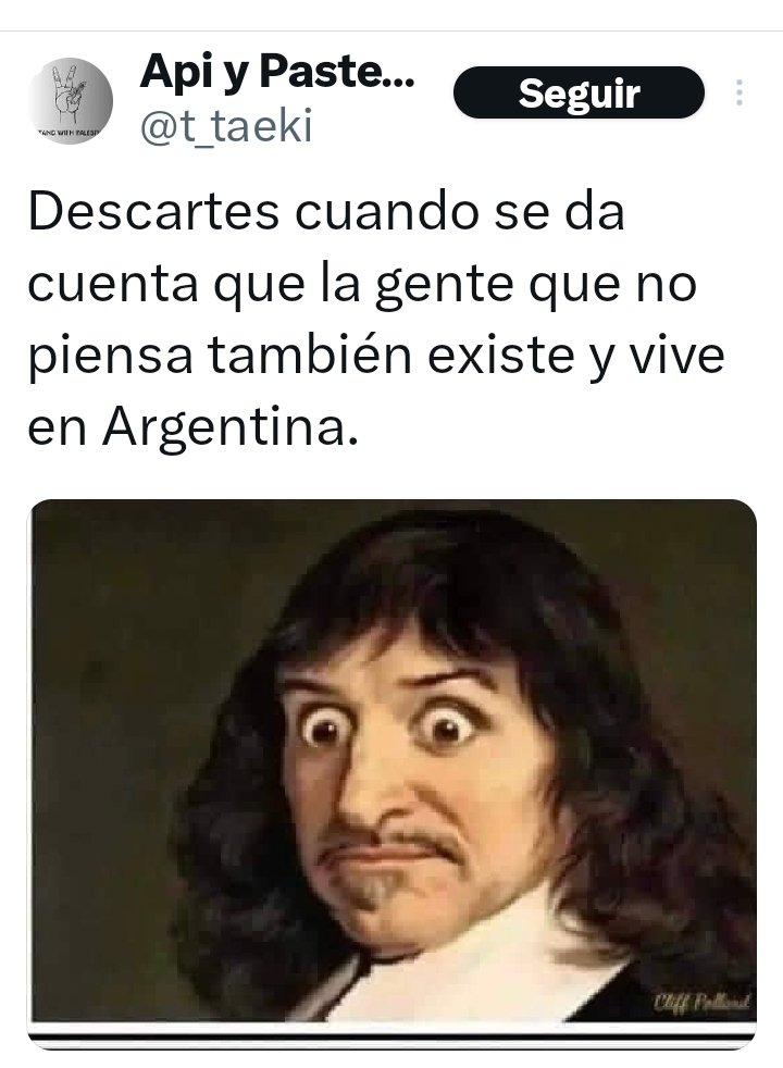 PLineabo's tweet photo. Ganó Milei: 
"Odio, luego existo", https://t.co/BEckgAHm2P