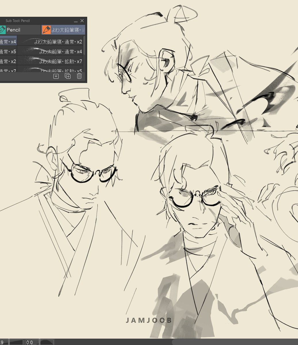 Random swordsman doodles👍🏼 