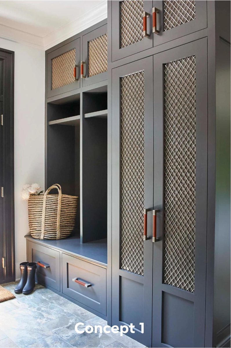gabi_sperry's tweet image. I am working on a Custom Mud Room Design and would love to know if you would you rather have the majority hidden or some open shelves? 

#MudRoom #DesignPhase #Concepts #Decisions #gabisperry #constructionlife #remodeling