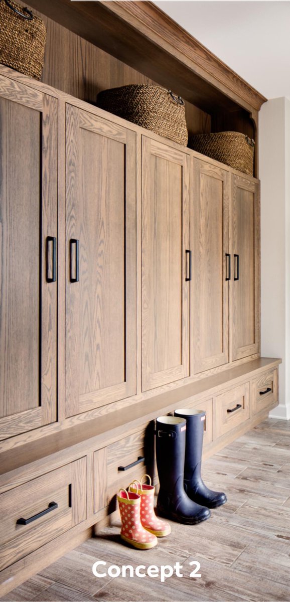 gabi_sperry's tweet image. I am working on a Custom Mud Room Design and would love to know if you would you rather have the majority hidden or some open shelves? 

#MudRoom #DesignPhase #Concepts #Decisions #gabisperry #constructionlife #remodeling