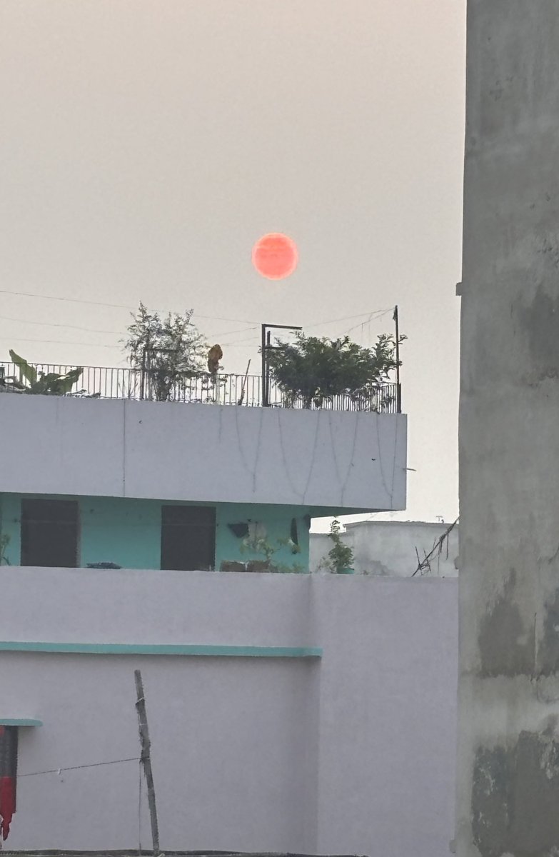 हे आदित्य बाबा को सुबह का अर्घ दिया जा चुका है ।
और सूर्य देव की लालिमा देखते बनती है ।
#chhathmahaparv