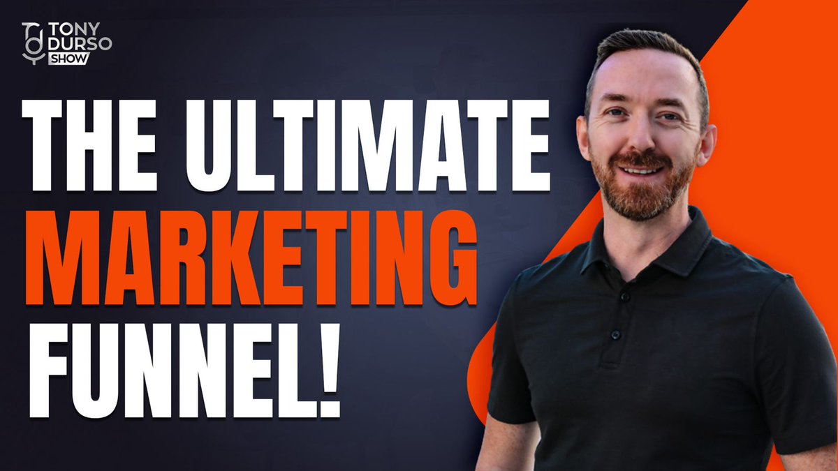 The Ultimate Marketing Funnel! with Caleb O'Dowd &amp; Tony DUrso
cutt.ly/8wUjc6uB 
Caleb is a nine-figure marketing &amp; advertising expert, author, award-winning speaker &amp; the founder of Multi Channel Marketing, a company designed to help business owners optimize