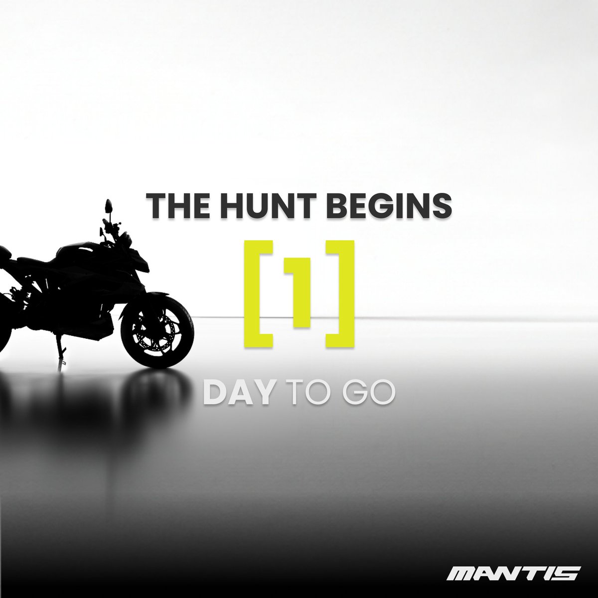 The reign of the predator begins tomorrow.

Full reveal on 21.NOV.2023
Mantis Launch Event | 6:00 PM IST | Bangalore India

#orxamantis
#urban
#readytoambush
#thehuntbegins
#ultimatestreetpredator