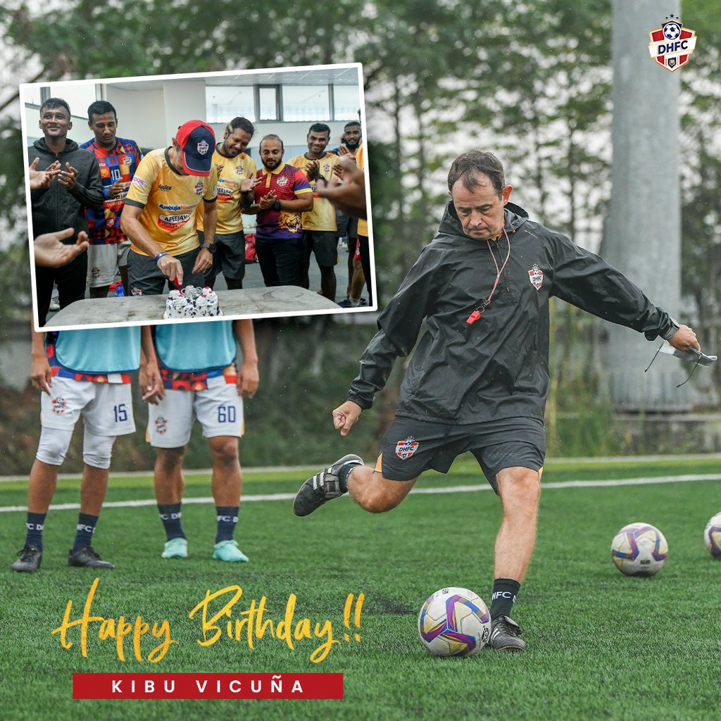 Happy birthday to our head coach and mentor, Kibu Vicuña ! Your coaching and guidance is always appreciated by both the fans and the players. Have a great day! #DHFC #DumdaarHarBaarDiamondHarbour #birthday #kibuvicuna