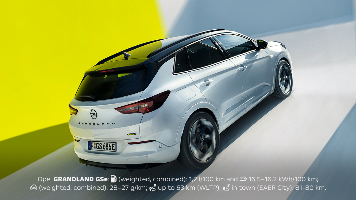 Opel's tweet photo. Dynamic mixture: Sports car performance plus electric all-wheel drive. The #OpelGrandland Gse is ready for winter ❄️⛷️ https://t.co/JsxnB7D8cZ  #ThisIsOpel https://t.co/prfxdcYHGH