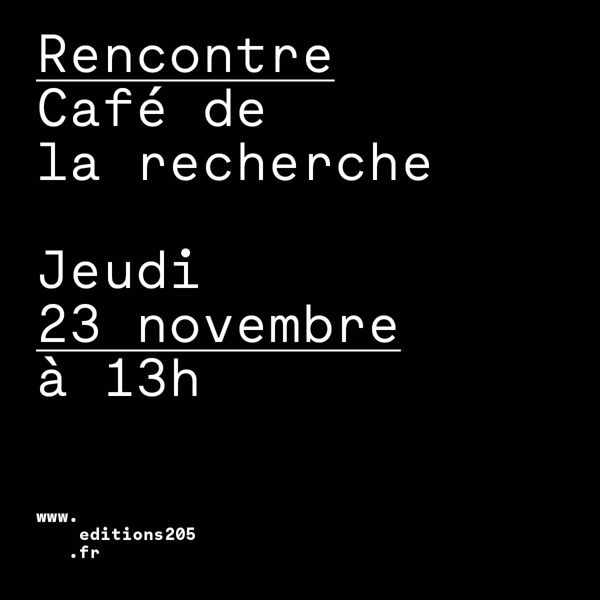 editions_205's tweet photo. [Rencontre] Jeudi 23 novembre à 13h à l’@ENSALyon, Pierre Gras animera le café de la recherche dédié à l’ouvrage Imaginer l’après. Vulnérabilité environnementale et décision publique en contexte post-catastrophe, codirigé avec @MichelLussault et @MirzaVincent. https://t.co/8r5roKDAr5