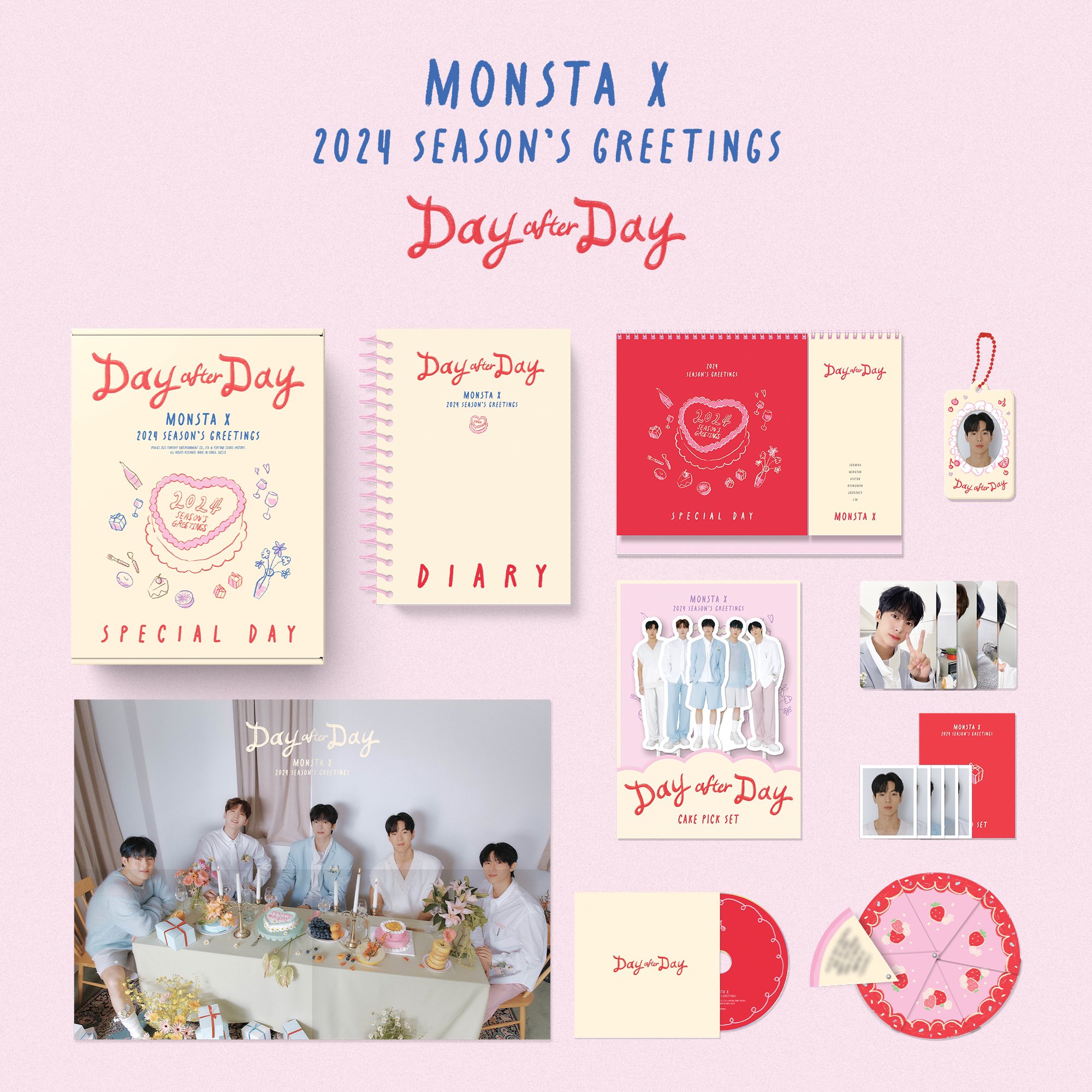 アイドル MONSTA X 2024 SEASON'S GREETINGS 몬스타엑스_MONSTA X on X: 
