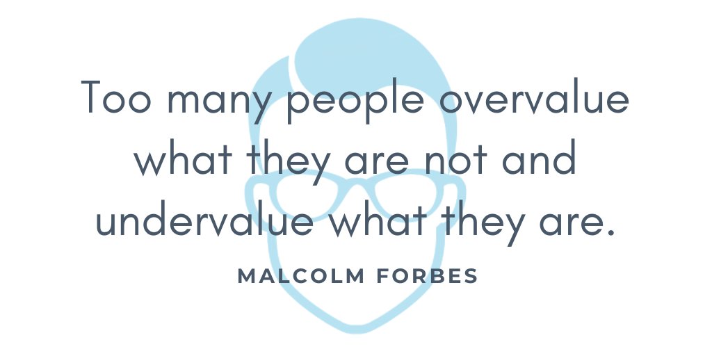 'Too many people overvalue what they are not and undervalue what they are.' — Malcolm Forbes Have an amazing week, and don't undervalue yourself! #drlavan #mondaymotivation #motivationalquotes