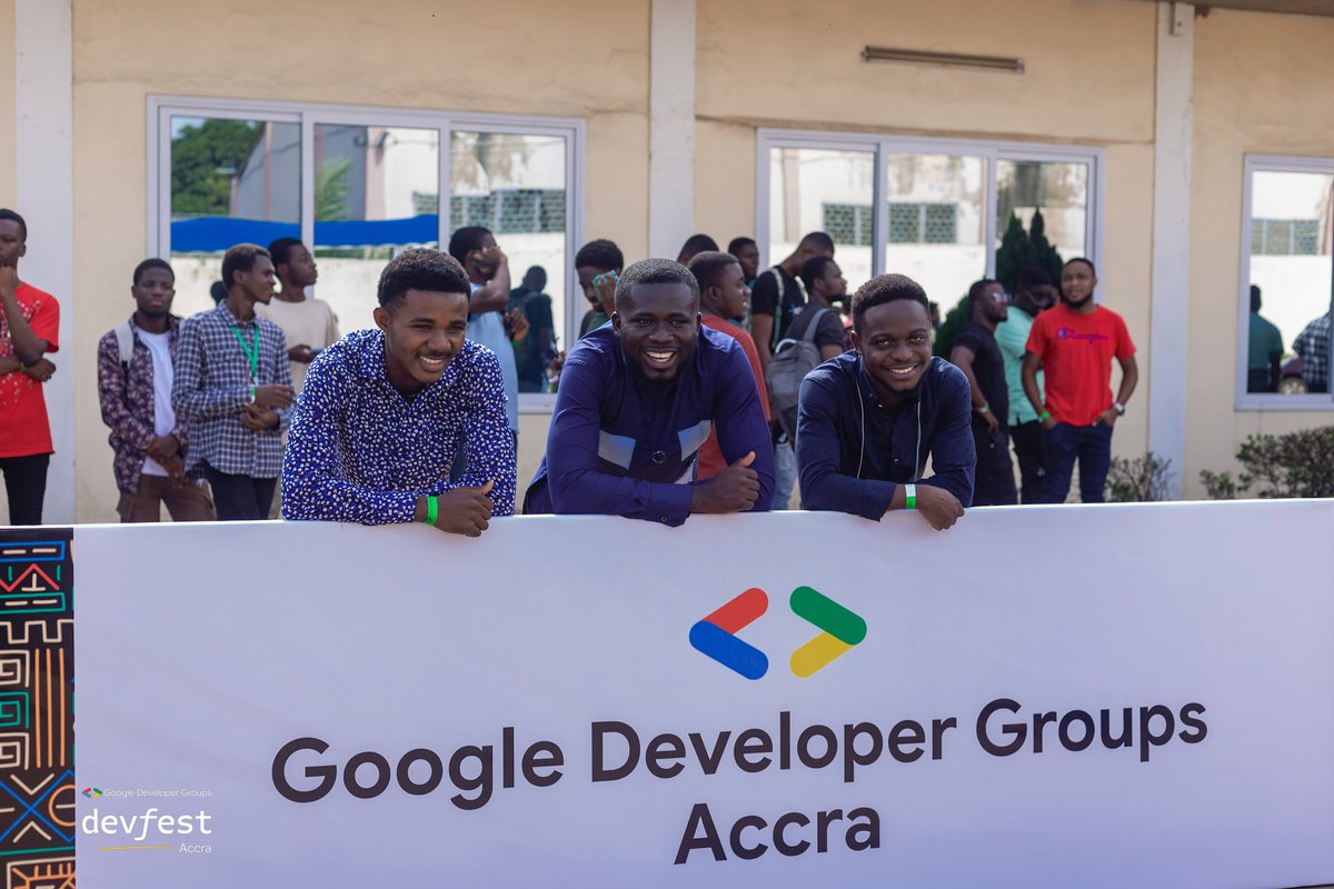 brightfieldtec's tweet photo. And we love developer programs❤️. Glad to see our tech fellows at the just ended #DevFestAccra developer event by @GDGAccra. 

Who will be speaking next year 😁?
cc: @DesmondOwusuDev  @RichmondAndoh17 @OliverMensahDev

#CommunityRocks
#DevFest
#DevFest2023
#DevFestAccra2023 https://t.co/jFdNKEuo4P
