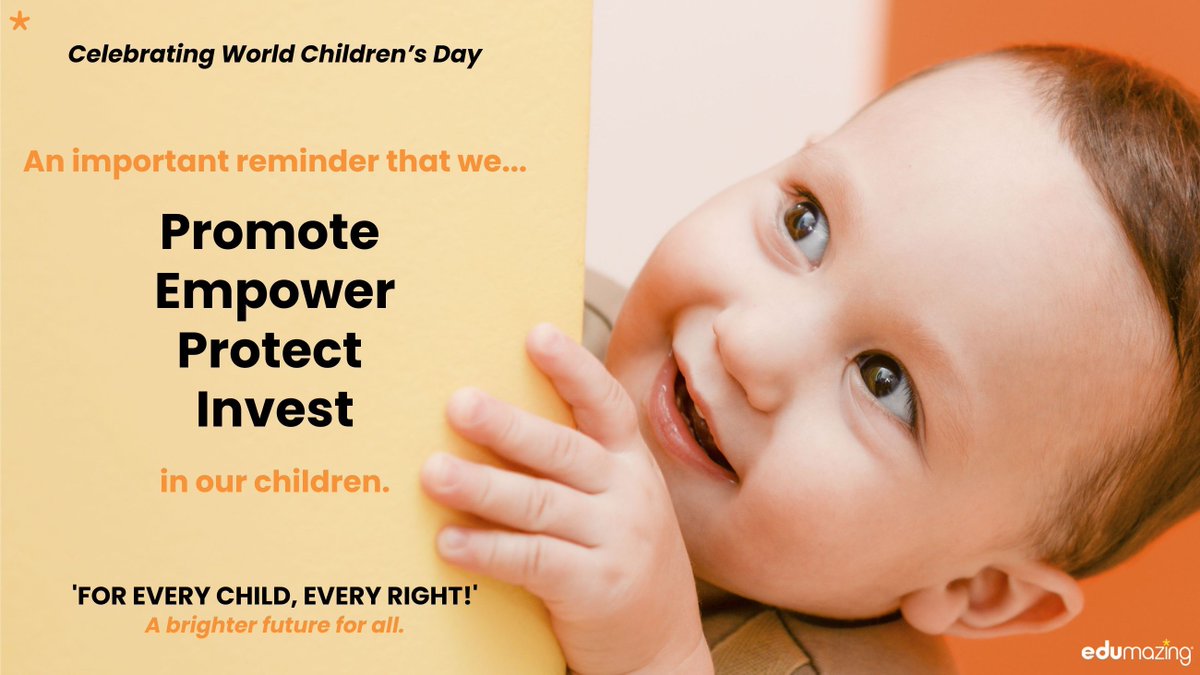 itsEdumazing's tweet photo. #worldchildrensday #WorldChildrensDay2023 #ForEveryChild #childrensrights https://t.co/285oVzAOtC