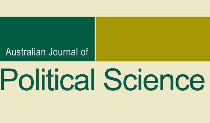 How do Pauline Hanson’s One Nation and Fraser Anning’s Conservative National Party manage their internal organisation and cope with problems of collective choice? Read this piece by @jordan_mcswiney tandfonline.com/doi/full/10.10…