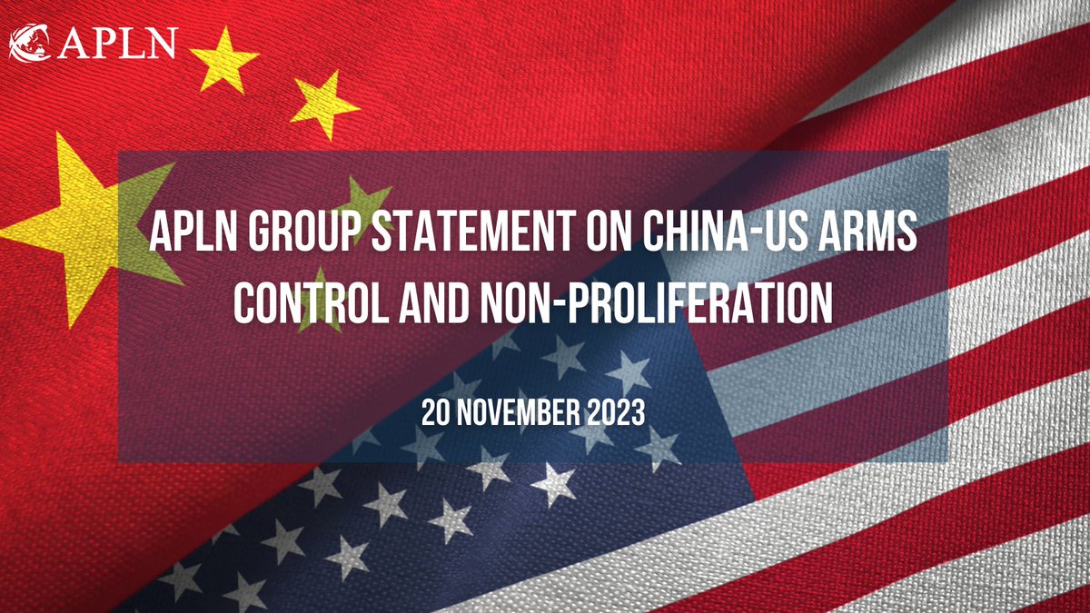 Asia-Pacific Leadership Network (@aplnofficial) on Twitter photo Today, over 85 <a href="/APLNofficial/">Asia-Pacific Leadership Network</a> senior political, diplomatic, military and academic figures from 20 countries across the Asia-Pacific have signed a group statement calling for the US and China to continue talks on arms control and non-proliferation. ⤵
apln.network/analysis/state… Today, over 85 <a href="/APLNofficial/">Asia-Pacific Leadership Network</a> senior political, diplomatic, military and academic figures from 20 countries across the Asia-Pacific have signed a group statement calling for the US and China to continue talks on arms control and non-proliferation. ⤵
apln.network/analysis/state…