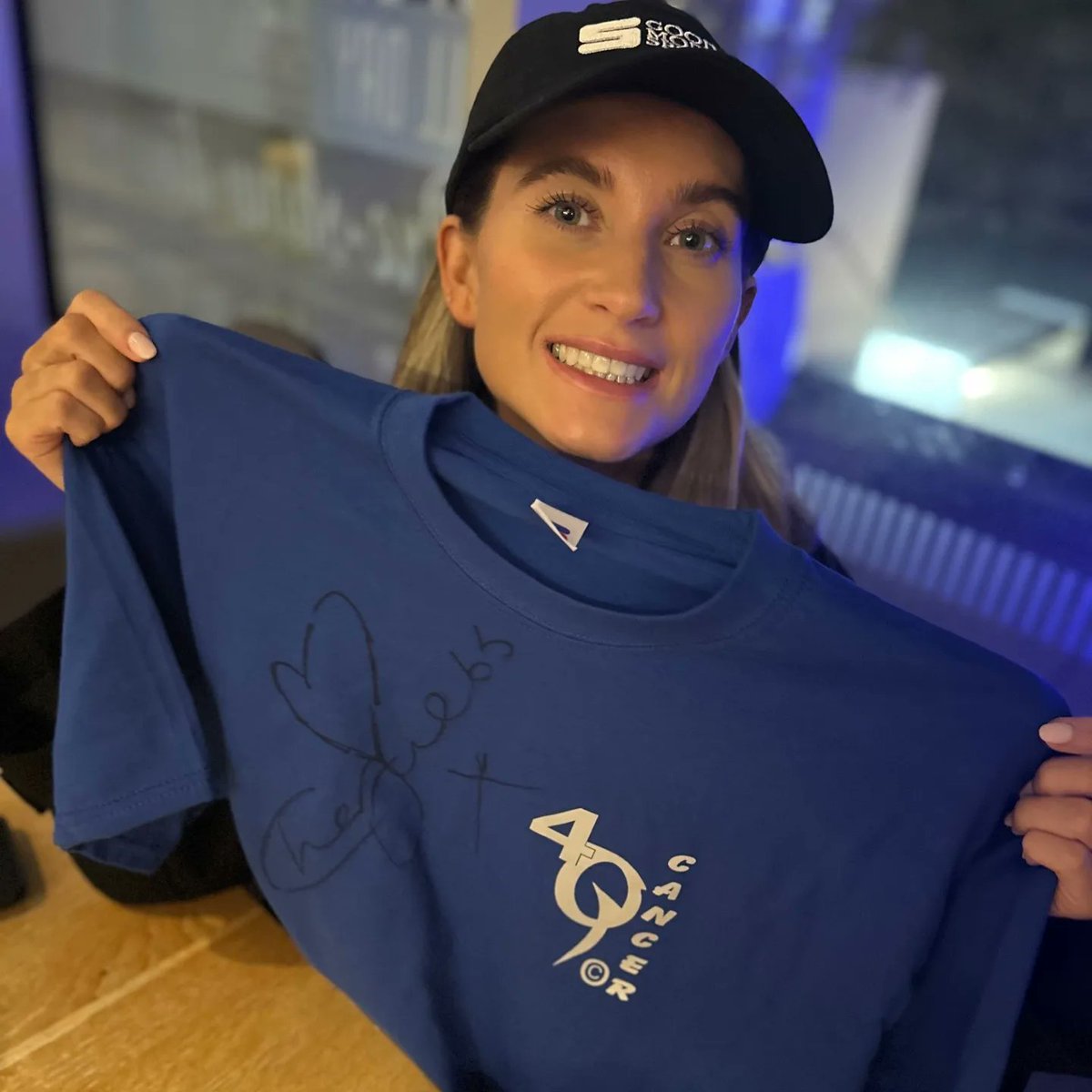 Massive thanks to Mark for sorting out signed T-shirts from The Cast of Quiz with @rorybremner @markbenton100 and Charley Webb they raised over £200 which has helped us to smash our target of £10,000 for 2023's chosen charity Daft as a Brush. Many thanks #givecancer2fingers