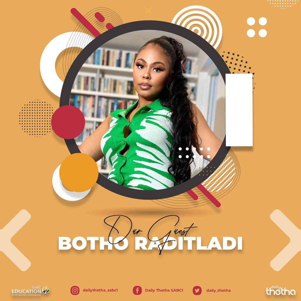 Botho_Raditladi's tweet photo. Was on SABC 1 - Daily Thetha ✨ 
Talking all things Content Creation! 
@Official_SABC1 

#dailythetha #ContentCreator #BBMAs https://t.co/mSRtSn3hEO