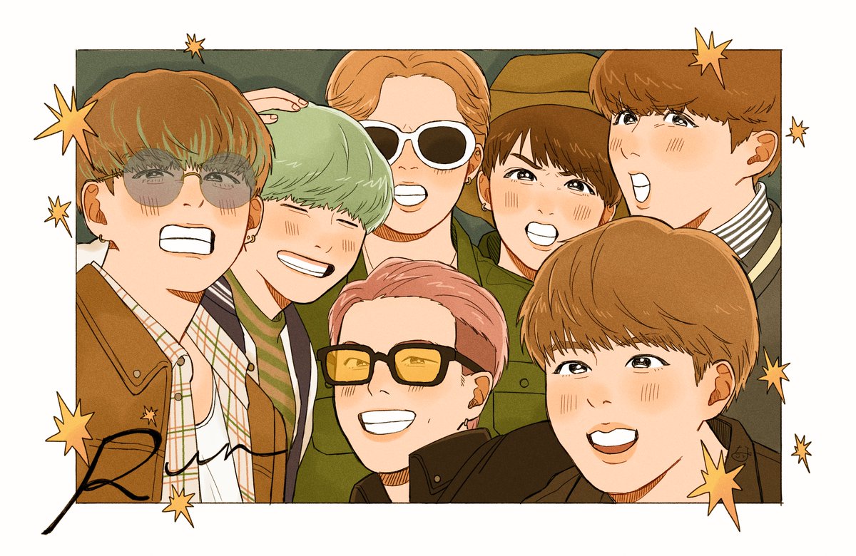 #btsfanart #RUN