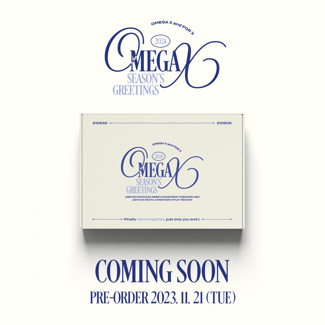 fromm_store's tweet photo. #OMEGA_X 2024 Season’s Greetings [2024 OMEGA X SEASON'S GREETINGS]

📆11.21 15:00 ~ 12.3 23:59 (KST)

#2024_OMEGAXSEASONSGREETINGS https://t.co/2cP7Z0KHsp