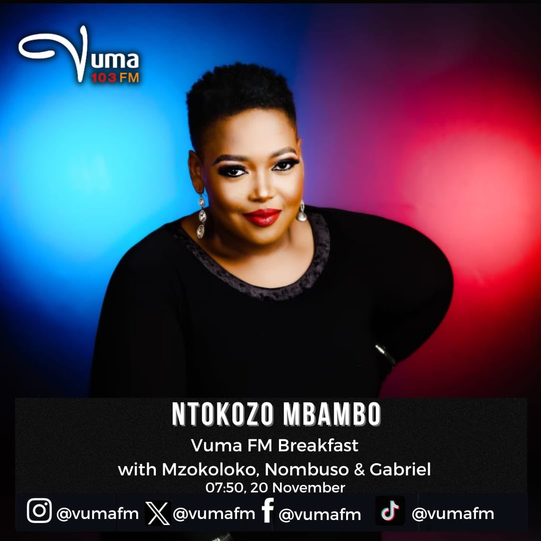 Thank you @VumaFM fam 🌟🤩🌟 It’s always lovely being celebrated in your hometown - KZN!

#LavishWorship #Makabongwe
#BeGlorified #SAMA29 #AlbumOfTheYear #BestFemaleArtist #BestContemporaryFaithAlbum #JesusMusic #TrendingMusic