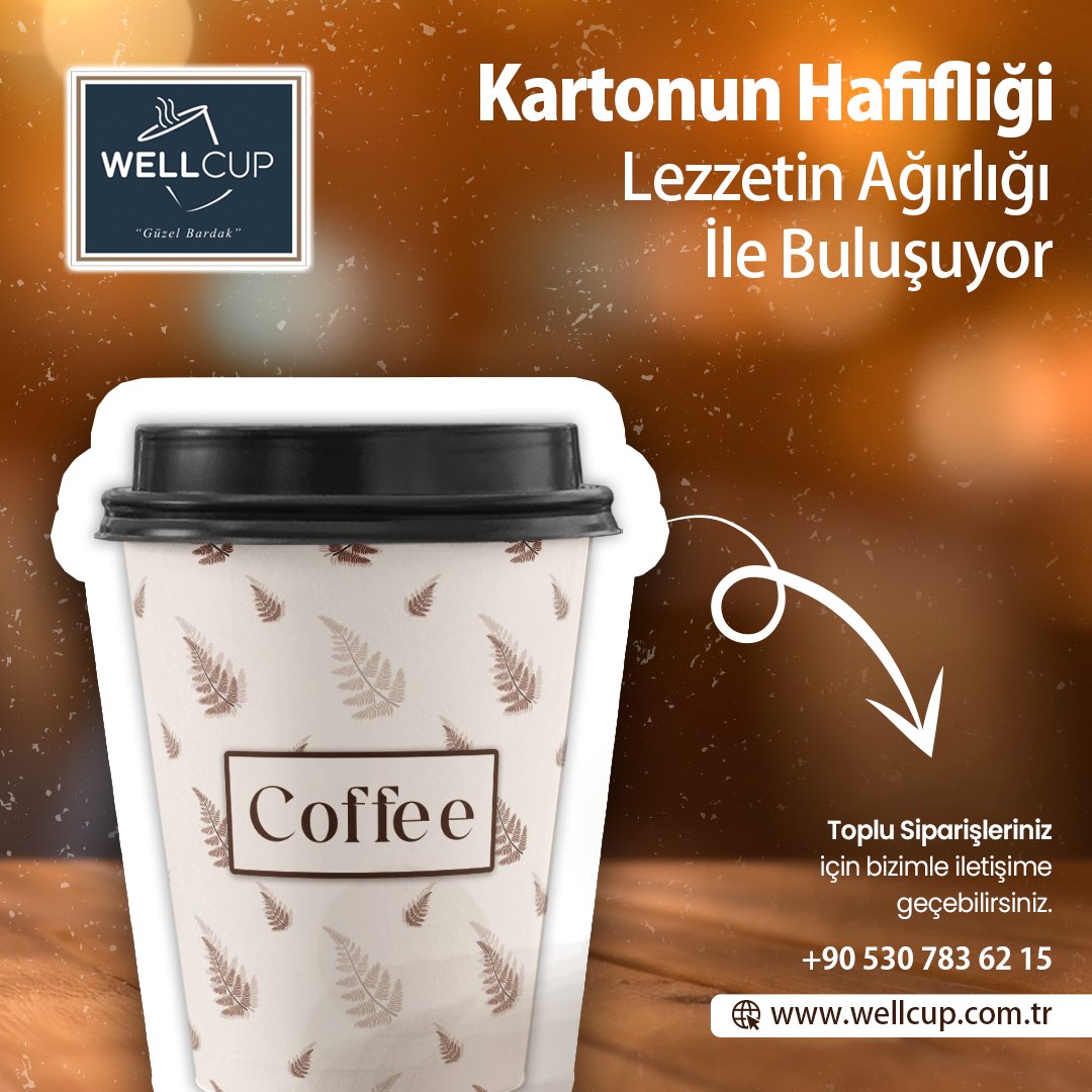 Kartonun hafifliği, lezzetin ağırlığı ile buluşuyor.✨♨️

Toplu siparişleriniz için şimdi iletişime geçin
📞+90 530 783 62 15
✨
#wellcup #wellcupbardak #güzelbardak #7oz #4oz #kartonbardak #kağıtbardak #baskılıkartonbardak #özelbaskı #otomatbardak #vendingbardak #kullanat