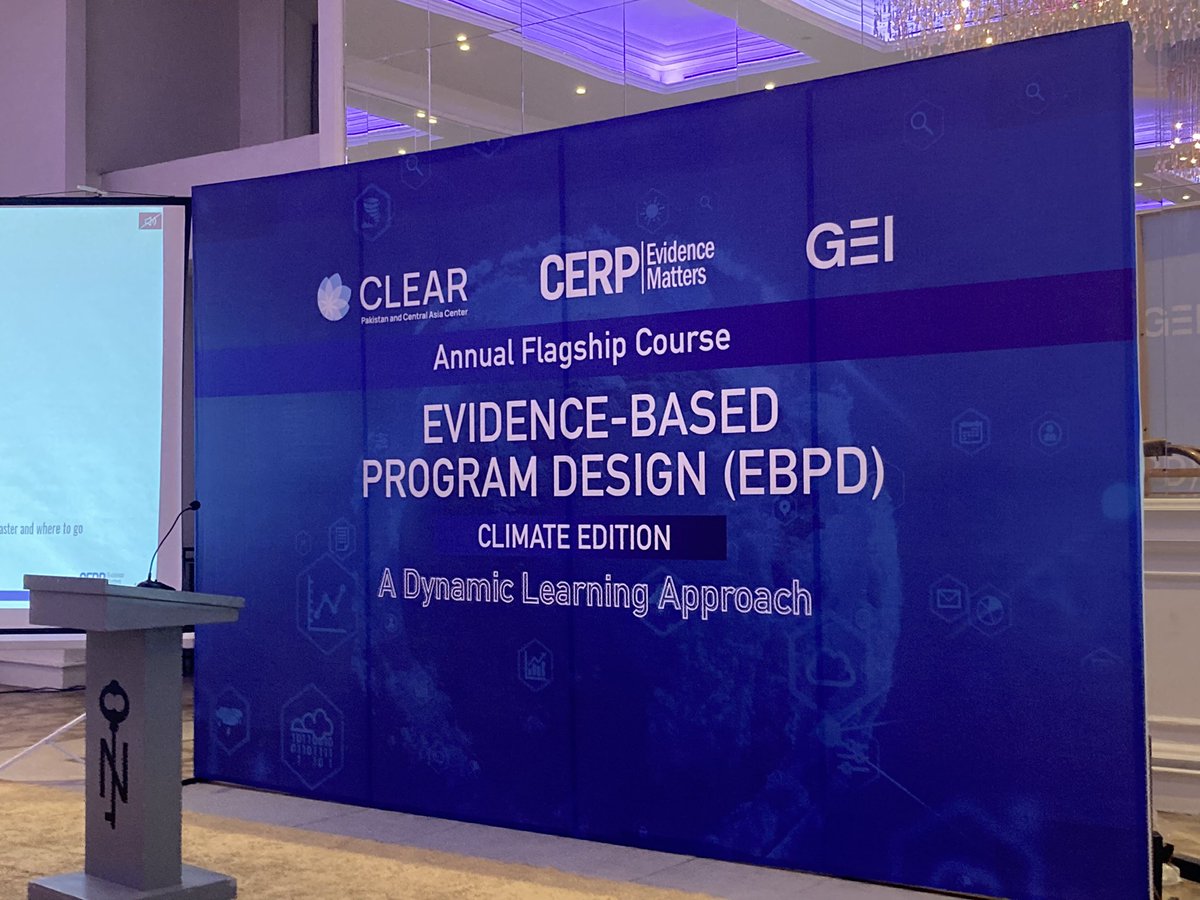 stariq88's tweet photo. #HappeningNow 

A 4-Day workshop on Evidence Based Program Design by @CLEAR_PCA and @CERPakistan. 

#EBPD2023 #MandEforClimate https://t.co/HF2kyjVABI