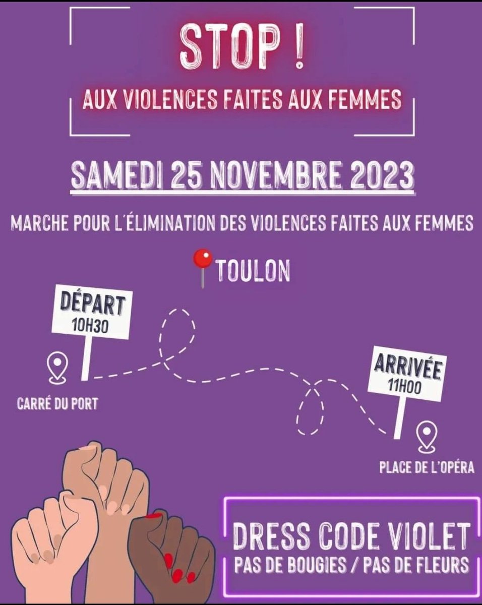 SudEduc83's tweet photo. #25novembre Toulon https://t.co/YqUPrtBmdu