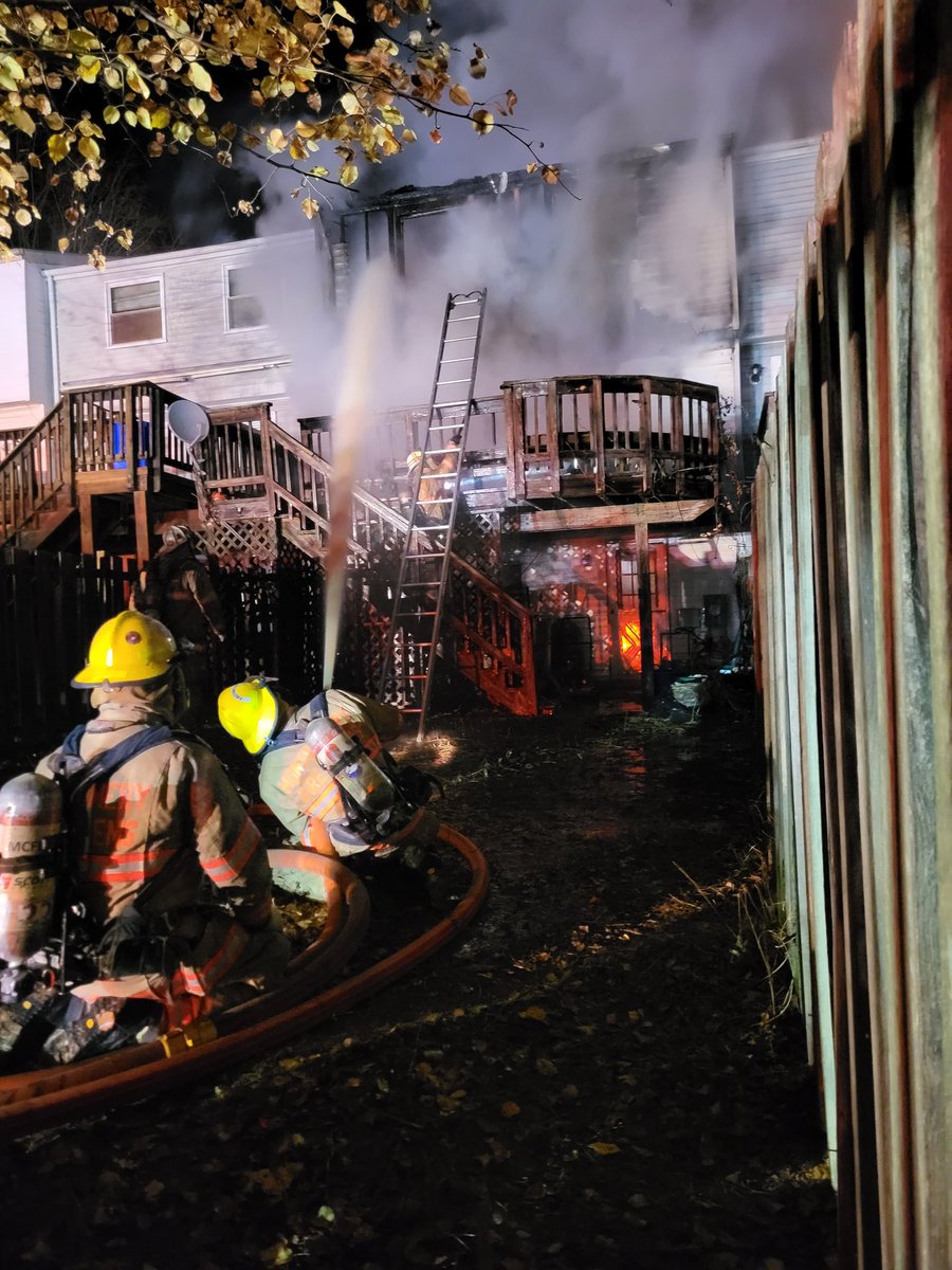 DavidPazos15's tweet photo. MCFRS is operating in the 11100blk of Cedarbluff Ln(Germantown) for a townhouse fire. Sole occupant transported w/NLT injuries from fire residence and Red Cross contacted for supporting relocation. @DavidPazos15 @mcfrsPIO https://t.co/ezzBf74wfh