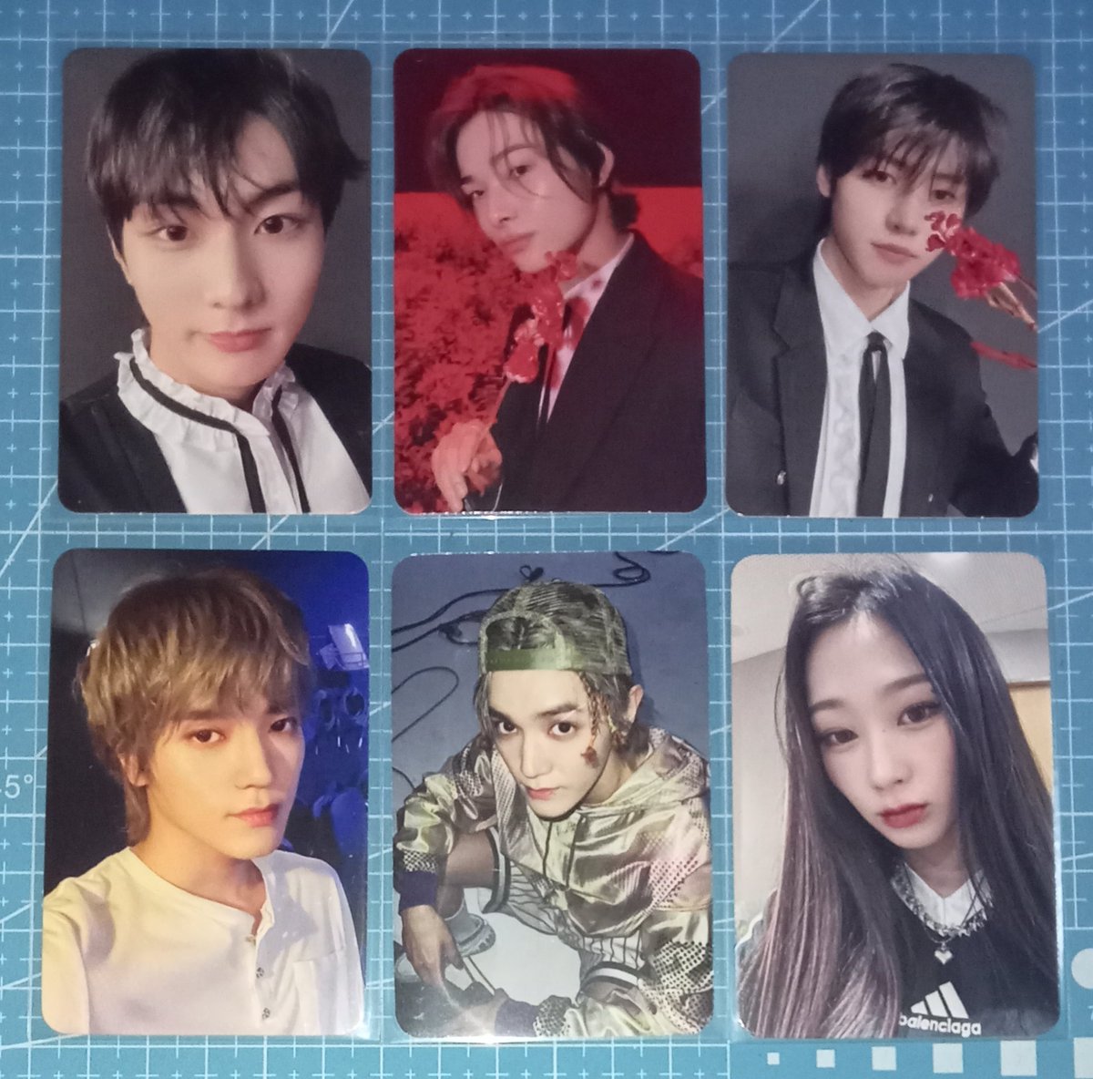 miJae07's tweet photo. #wts #ph #kpopofficialphotocards
all in good condition and onhand

VCE (video call event PC from KPOPmerch)
🌹jungwon 350
🌹sunghoon 350
🌹ni-ki 350
☘️taeyong1or2 350each/600both
💟giselle 350

dm / reply

#enhypen #darkblood #taeyong #shalala #aespa #myworld https://t.co/C5Asw9dkn1