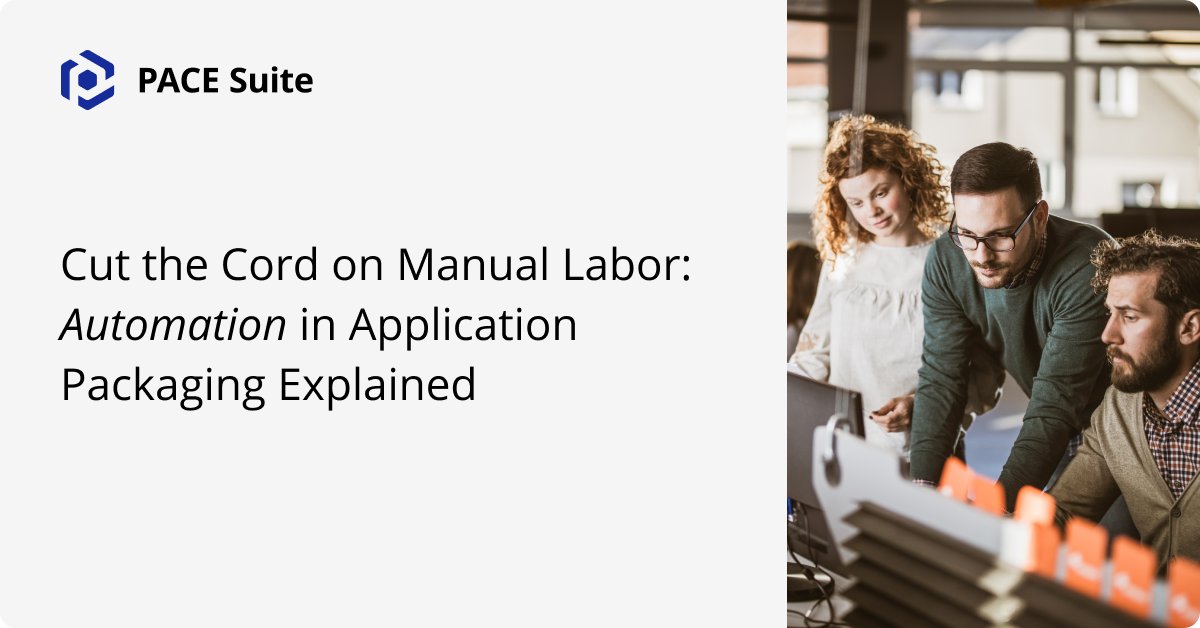 An overview of capturing automation, showcasing how to automate this process on the local host via the command line and user interface, as well as on remote virtual machines.
pacesuite.com/blog/automate-…
#apppackaging #automation #applicationpackaging #capturing