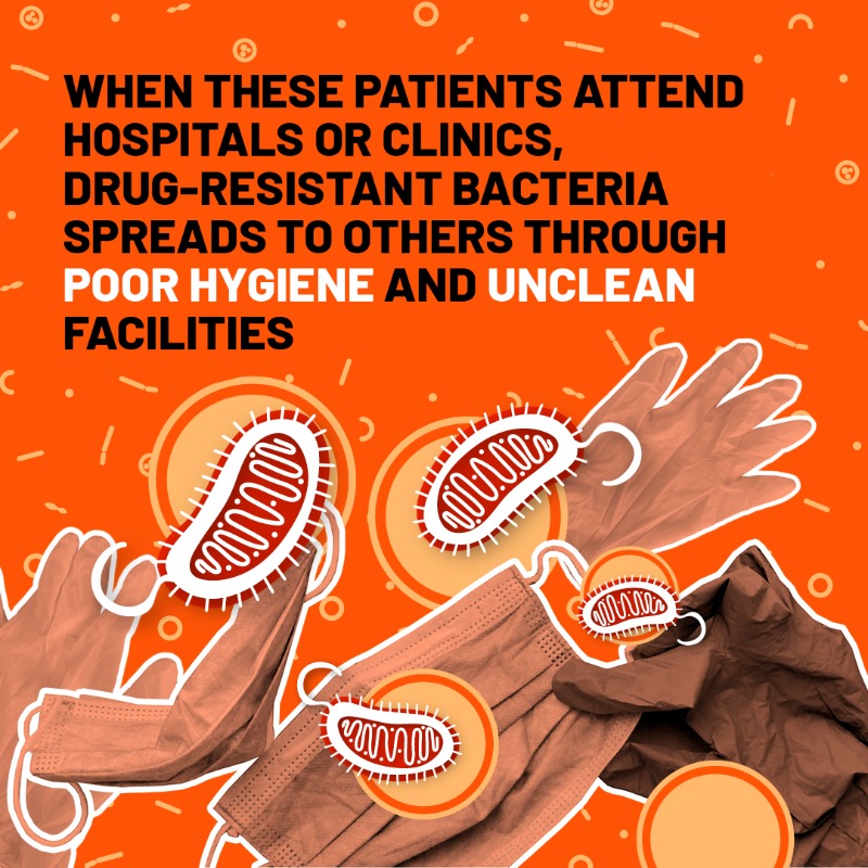 WHO's tweet photo. It’s #WorldAMRAwarenessWeek!

In 2019, almost 5 million deaths were associated with #AntimicrobialResistance (AMR). 

If we act now, we can stop the spread of AMR and save millions of lives.

Click below to learn more ⬇️