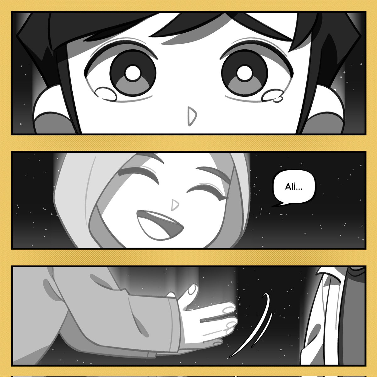 ryqfaeh's tweet photo. 【SHORT FANCOMIC "CHIBI"】 Files 003 : Deep Dream (Part 1/3)
//❗DO NOT REPOST / STEAL MY ARTWORKS❗//
Ali had a dream about his mother making him miss her so much.
『Hashtag 』: 🕶️🕵🏻🐱
#ejenali #ejenalicia #alilicia #ARTvidence #fancomic #doujinshi #eafandom https://t.co/COzuCNiWMV