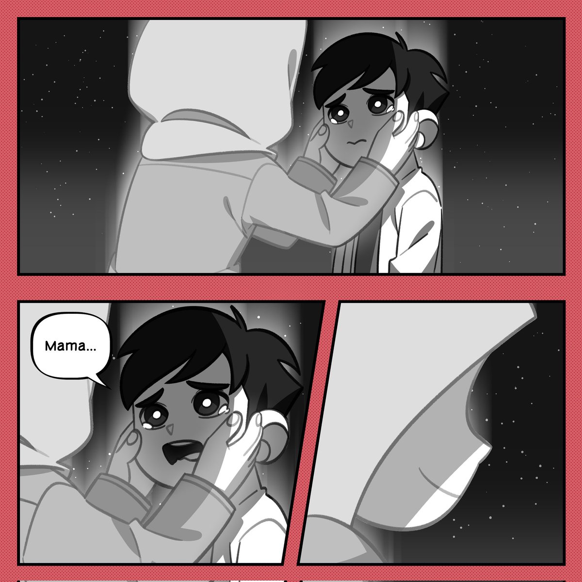 ryqfaeh's tweet photo. 【SHORT FANCOMIC "CHIBI"】 Files 003 : Deep Dream (Part 1/3)
//❗DO NOT REPOST / STEAL MY ARTWORKS❗//
Ali had a dream about his mother making him miss her so much.
『Hashtag 』: 🕶️🕵🏻🐱
#ejenali #ejenalicia #alilicia #ARTvidence #fancomic #doujinshi #eafandom https://t.co/COzuCNiWMV