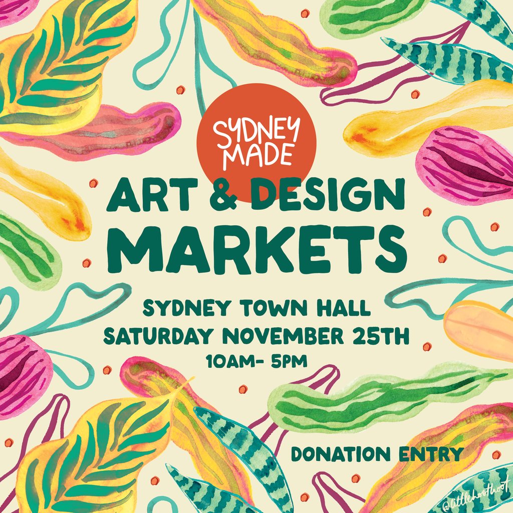 Only 5 more sleeps!

I hope to see you at the long anticipated @sydney_made Art & Design Market at the iconic Sydney Town Hall this Saturday!

#sydneymade #sydneylocal #lovehandmade #australianhandmade #christmasmarket #sydneymarket
#makersofsydney #australianmakers  #sydneyCDB