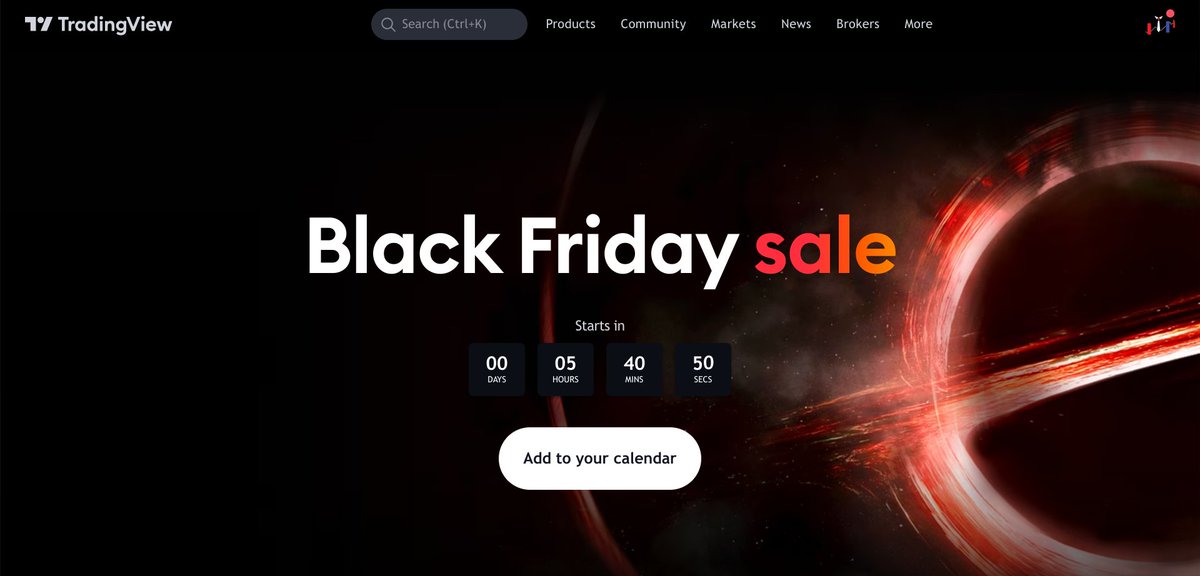 Mr_Chartist's tweet photo. 🌟 Giveaway Alert! 🌟

Get ready for a chance to win a 12-month Premium Plan from @in_tradingview / @tradingview ! 🚀

To enter:
1. ⚡️ Like and 📷 Retweet this tweet to join the Giveaway Contest!
2. Follow the brilliant @Mr_Chartist on Twitter!

The lucky winner will be revealed on December 1st, 2023. 🏆

Also, explore fantastic discounts at @in_tradingview's Black Friday Sale: https://t.co/kdZTpQoL62

Don't miss out on this golden opportunity! 🌈

 #TradingView #GiveawayAlert