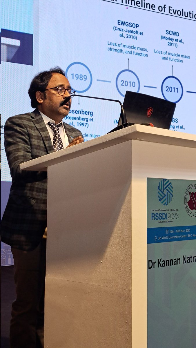 drnkanna10's tweet photo. A Great Blissful Opportunity To Talk On How Do I Screen For Sarcopenia , At Our Prestigious Rssdi National Conclave #RSSDI2023 At Jio World Convention Centre, Mumbai.
    @Rssdi_official @rssdi2023 https://t.co/n9Oc8nQgf5