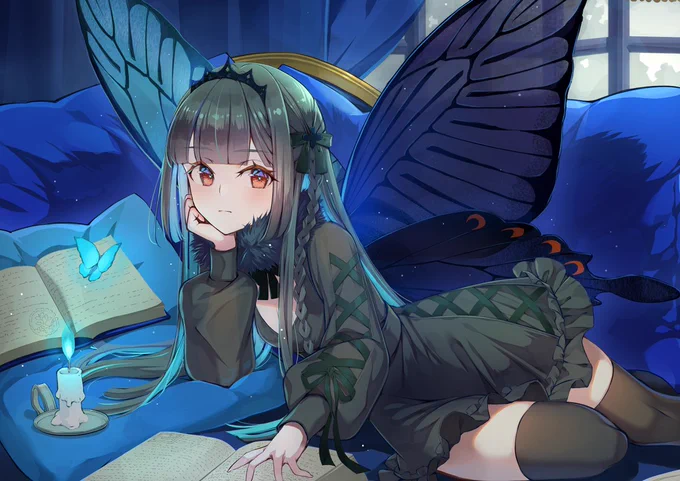 物語を詠む #オリジナル #イラスト