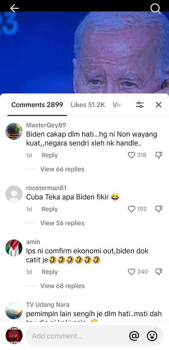 SaifulAdn's tweet photo. Orang luar kata PMX berani berhadapan dengan Biden, bersuara untuk Palestin.

Meanwhile orang Malaysia... https://t.co/pjYRg752nZ