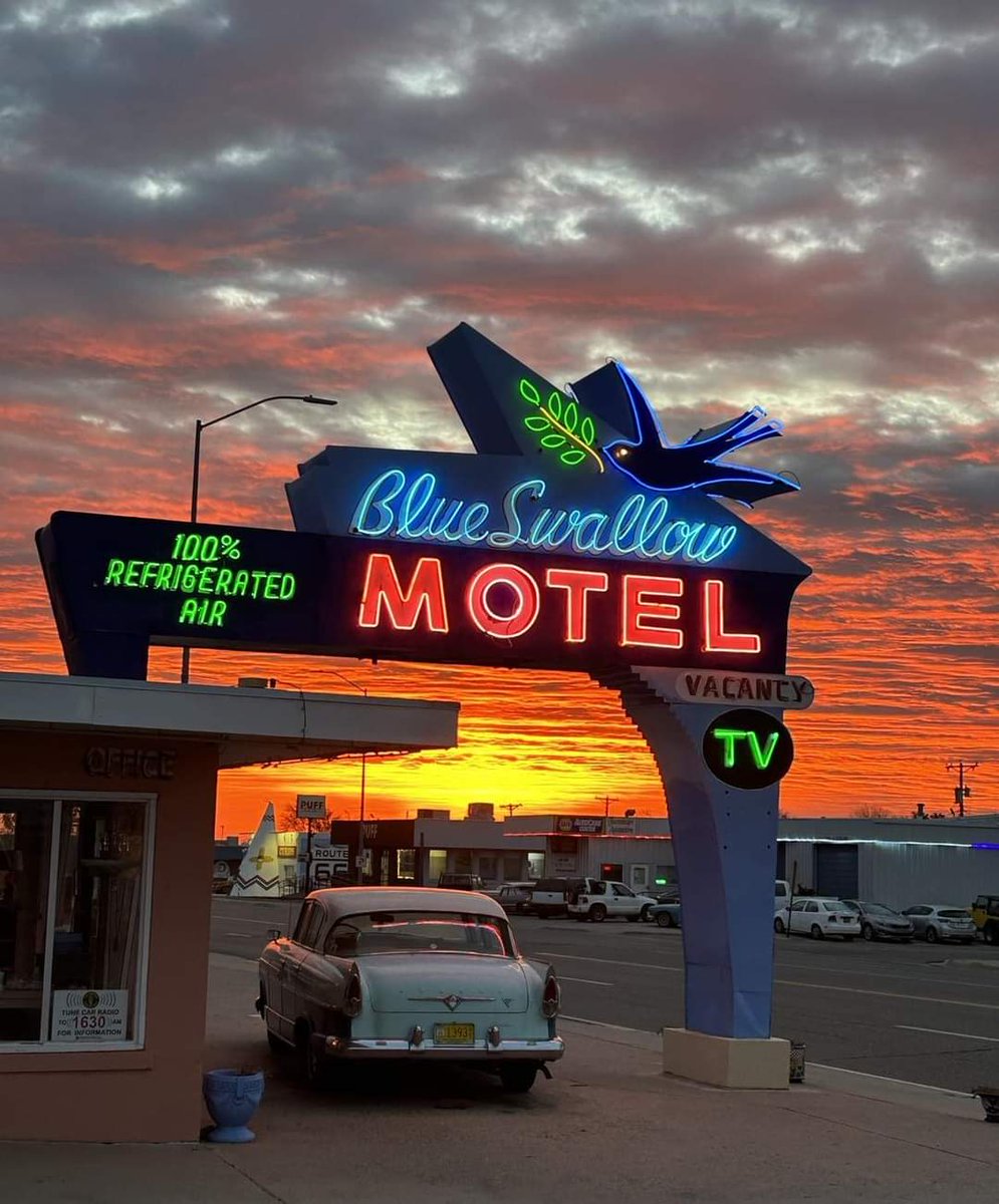 I love New Mexico.

blueswallowmotel.com