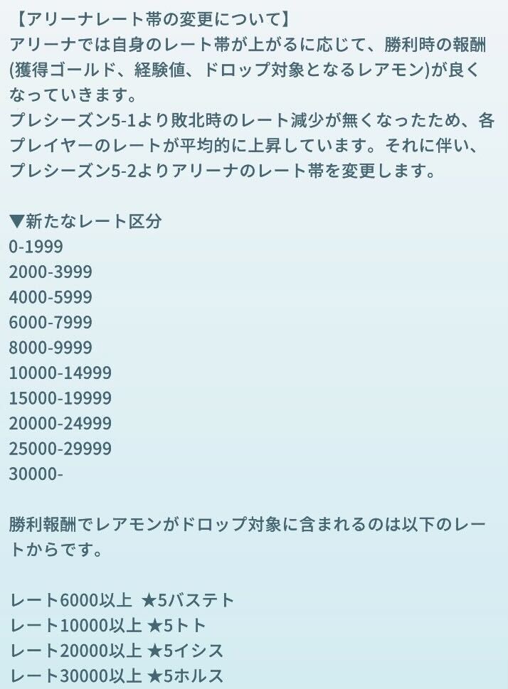 eggrypto's tweet photo. 【アリーナに関するお知らせ】
本日よりアリーナシーズンプレ5-2が開催となります。

以下についてお知らせします。
・ランキング報酬の変更について
・アリーナレート帯の変更について
・シーズン報酬レアモンのイラスト公開

詳しくはゲーム内お知らせを確認ください。

#eggrypto #エグリプト https://t.co/H8wn9qYOSn