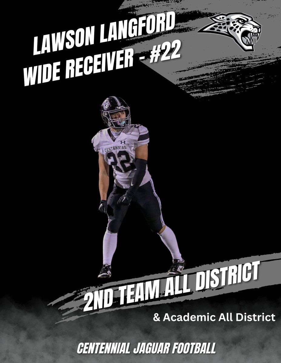 Congratulations <a href="/LangfordLawson/">Lawson Langford</a> on your 2nd team all district selection!!