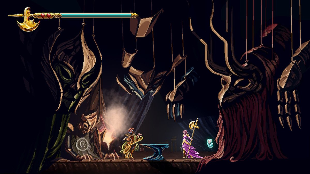 danielreen's tweet photo. Comecei 9 Years of Shadows e já estou apaixonado. Metroidvania com visual deslumbrante e mecânicas bem únicas. #9YOS #NintendoSwitch https://t.co/u0xRD3rO97