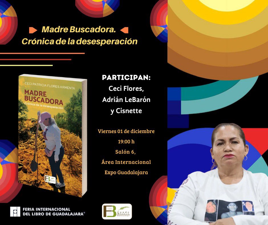 CeciPatriciaF's tweet photo. Cuento mis historia porque es la de muchas madres, para que brote una semilla de paz, que la tierra que sacamos sirva para sembrar amor. Nunca más un desaparecido. 

Los invito a la presentación de un libro que duele pero también alumbra un mejor país. https://t.co/98wKfYr482