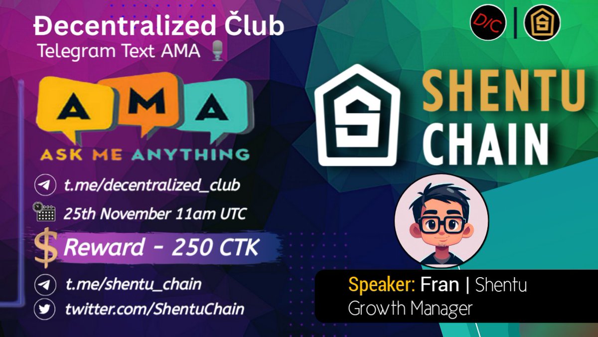 dens_club's tweet photo. ⚡️⚡️Back to back AMA's 😉
 🔴🔴🔴🔴🔴🔴🔴🔴🔴

🏎 20/11 Livaatverse 12pm UTC
➡️ https://t.co/iatAfY1xvo

🏎 21/11 Verida 11.30am UTC (FA)
➡️ https://t.co/39sE1dO0An

🚔 22/11 Greelance 3pm UTC (FA)
➡️ https://t.co/XVnR7n0L0h

🏎 25/11 Shentu 11am UTC (FA)
➡️ https://t.co/UdNRXlG1tz

🏎 27/11 Livaatverse 12pm UTC
➡️ https://t.co/2GGa68paoA

🚗 4/12 Livaatverse 12pm UTC
➡️ https://t.co/2DZprGmkil

🔄🔄 Best of luck 🔄🔄