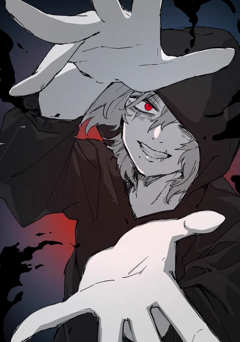 ダークな雰囲気の先生も最高です 死柄木弔くんで描かせていただきました!