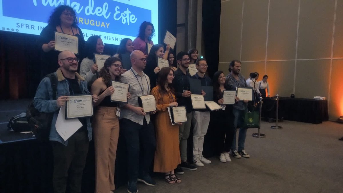 BessaTiphany's tweet photo. I was really happy to present my work at Joint Meeting @SFRBM -@SFRR-International Punta del Este, Uruguay 15-18 Nov 2023. A lot of good science good discussion, suggestions, and the best ODE about “impostor syndrome” https://t.co/p4ugF947fF