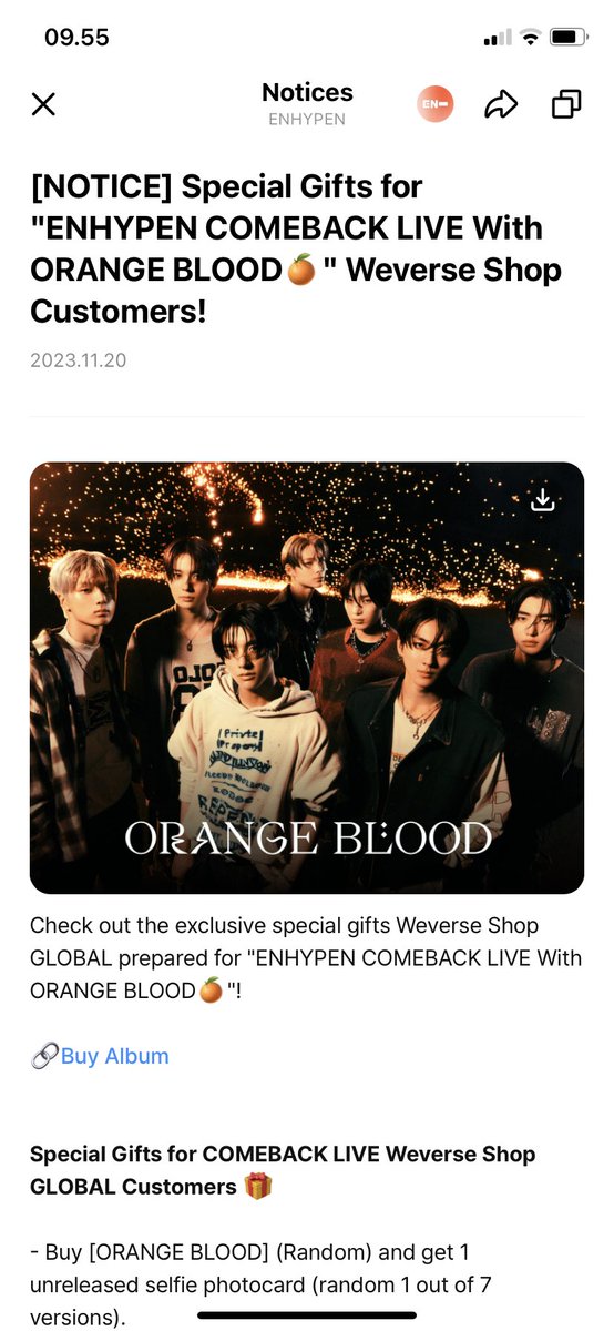 Dearmochaa_'s tweet image. OPEN PREORDER
✨PL Showcase Reg ver✨

✨PC Random only, 150.000

album sealed only 
✨Kalpa vers
✨Ksana vers 
Only, 185.000

Bisa cicilan ✅
Dp rendah✅

WTS WTT WTB ENHYPEN 
#ORANGEBLOOD #preoder